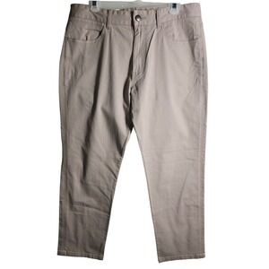 johnnie-o West Coast Prep Mens Chino Pants Beige Straight Fit 34x30 Cotton